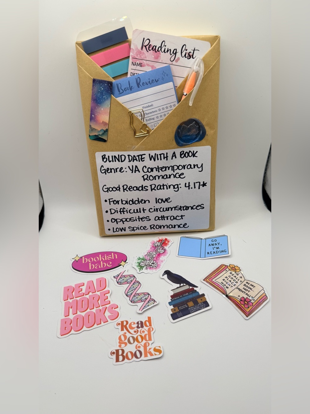 Blind Date With A Book #22 - YA Contemporary Romance Book & Accessories